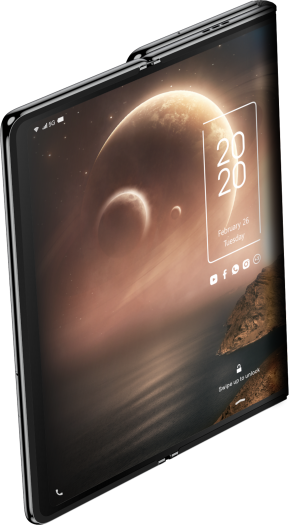 Falt-Smartphone mit zwei Scharnieren (Bild: TCL)